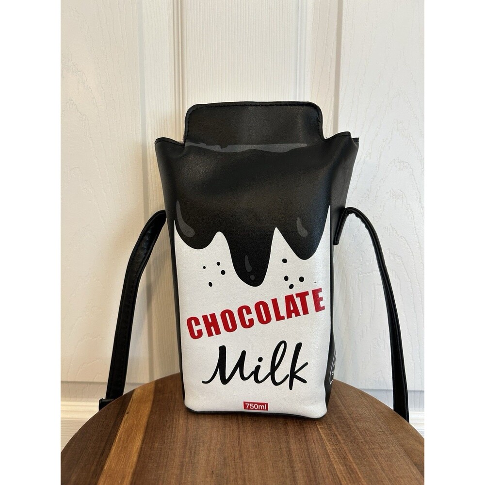 Super Cute Fun Chocolate Milk Crossbody Bag